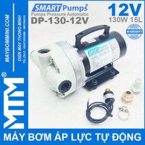 May Bom Ap Luc Tu Dong 12V 130W 15L Smartpumps Chinh Hang Cao Cap