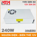 Bien The Nguon Dien Den Led 12V 20A