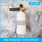 Binh Phun Bot Tuyet Rua Xe Noi Ren Ngoai 22mm