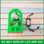 May Bom Phun Thuoc Sau Rua Xe 12v Ap Luc Cao