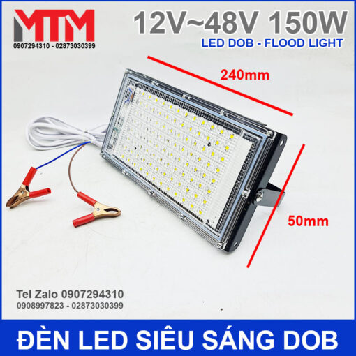 Kich Thuoc Den Led 12V 48V 150W