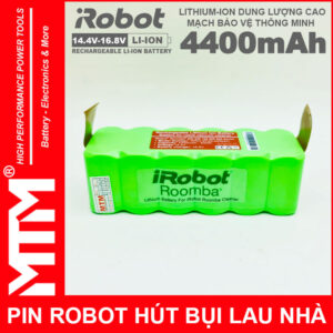 Pin Robot Hut Bui Lau Nha Irobot Roomba Chinh Hang Mau 4400mah