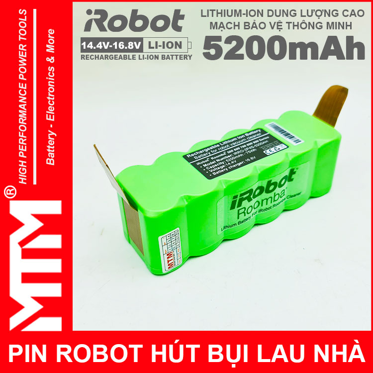 Pin Robot Hut Bui Lau Nha Irobot Roomba Chinh Hang Mau 5200mah Chinh Hang Pin Robot Hut Bui Lau Nha Irobot Roomba Chinh Hang Mau 5200mah Chinh Hang