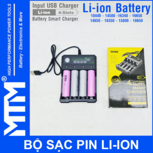 SAC PIN 18650 KHAY 4 CELL