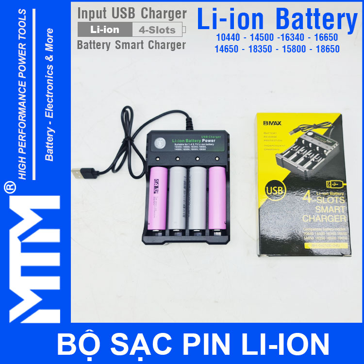 SAC PIN 18650 KHAY 4 CELL