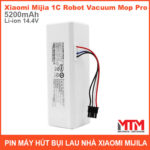 Gia Pin May Hut Bui Lau Nha Xiaomi Robot MOP 14v4 5200mah