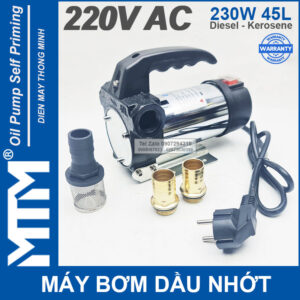May Bom Dau Nhot 220V 230W 45L Oring MTM