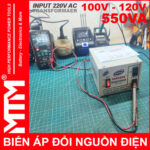 Do Bien Ap 220v Ra 110V 550VA Sanshun Chinh Hang