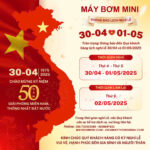 LICH NGHI LE 30 4 1 2 2025