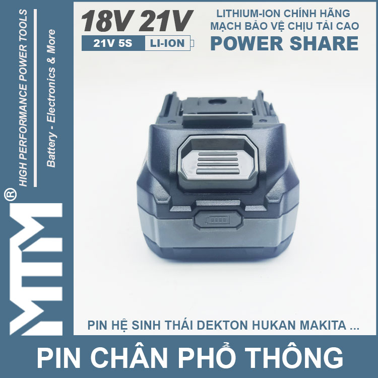 Pin Chan Pho Thong 10cell 80A Led Bao Pin 2 Ben Mat Truoc