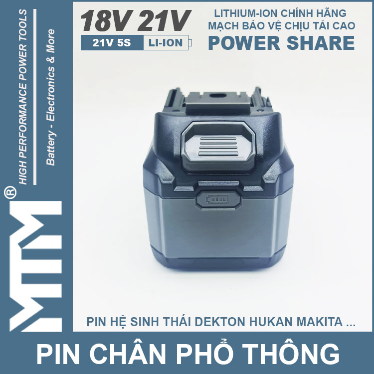 Pin Chan Pho Thong 15cell 80A Led Bao Pin 2 Ben Mat Truoc