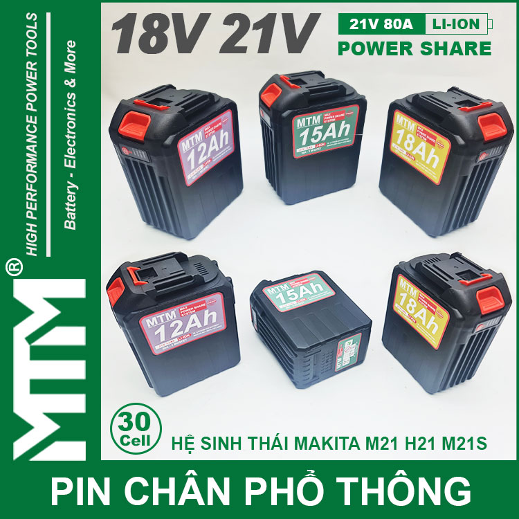 Pin Chan Pho Thong Makita Chong Soc 30 Cell