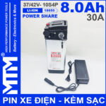 Pin Xe đien 37V 42V 8000mAh 30A Leb Bao Pin