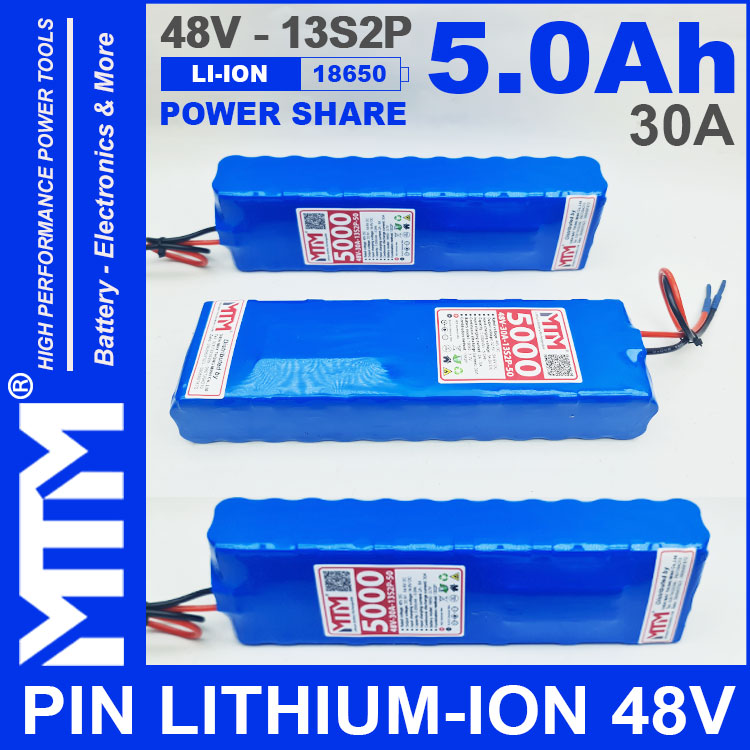 Dong Pin LITHIUM ION 48V 5AH 30A 13S2P MTM 5000mah