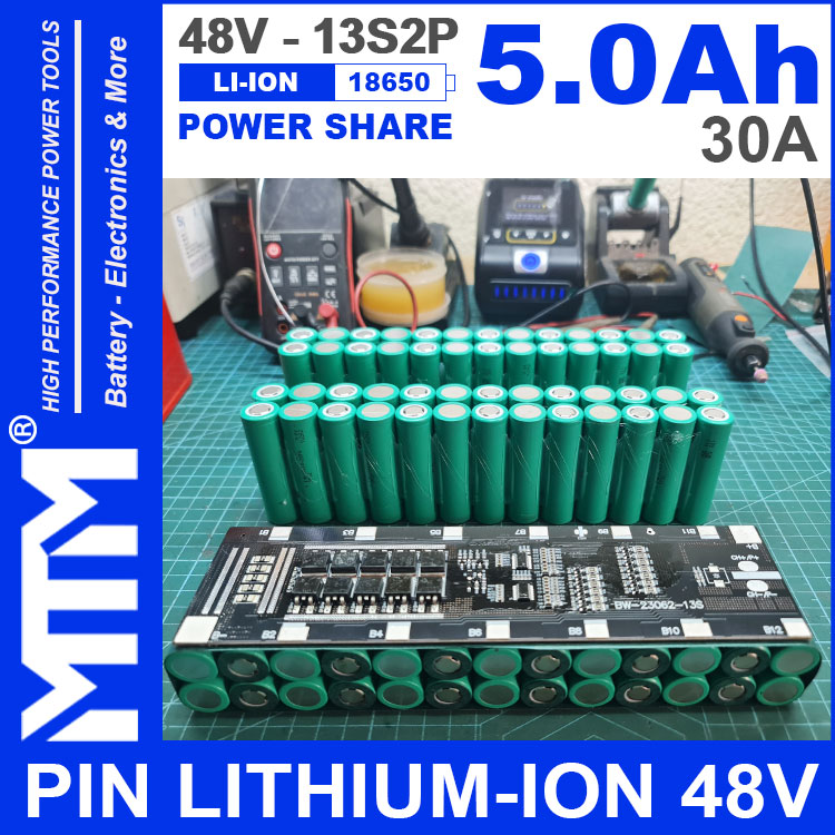 Nhan Dong Pin 48V 5AH 30A 13S2P