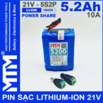 Pin 21V 5200mAh 10A 5S2P MTM Gia Re