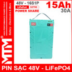 Gia Pin Xe Dien LiFePo4 V 16S 15Ah 30A MTM